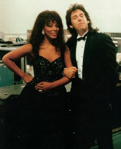 Donna Summer & Paul Chiten –– backstage