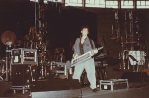 Paul Chiten –– sound check w/Roland keytar